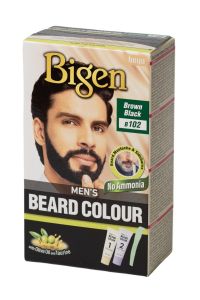 Bigen Men's Beard Colour Brown Black 102