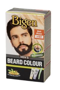 Bigen Men's Beard Colour Dark Brown 103