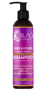 Blaq Luxury Sage & Lychee Shampoo 12oz. SALE !