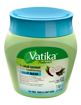 Dabur Vatika Hair Mask Tropical Coconut 1000gr. - SUHAIL Cosmetics Dabur Vatika Hair Mask Tropical Coconut 1000gr. - SUHAIL Cosmetics