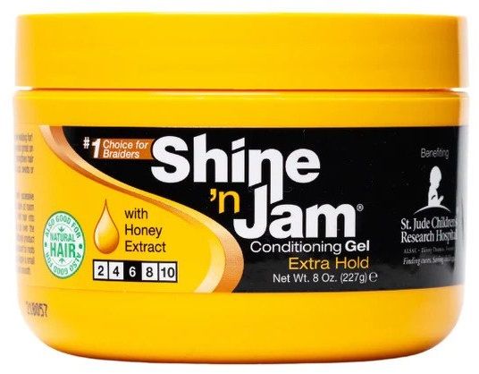 Ampro Shine N Jam Gel Extra Hold 8oz. - SUHAIL Cosmetics