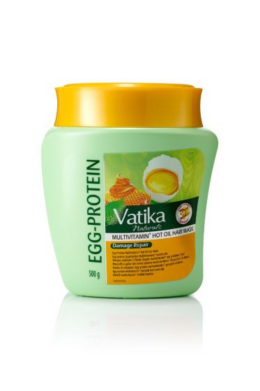 Dabur Vatika Hair Mask Egg Protein 500gr. - SUHAIL Cosmetics Dabur Vatika Hair Mask Egg Protein 500gr. - SUHAIL Cosmetics
